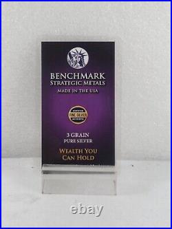 SILVER BARS 999 FINE BULLION 100 PAK OF GREAT STOCKING STUFFERS 9a