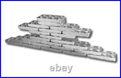 SILVER BULLION BUILDING BLOCK BAR SET 6PC. Fine Silver. 999 Bullion BU 4x2 2x2
