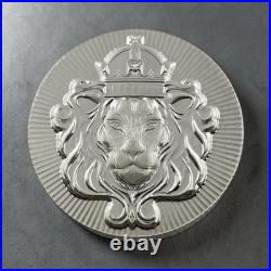 Scottsdale Mint 100 gram Fine 999 Silver Lion Stacker Bullion Round 3.2 Troy Oz