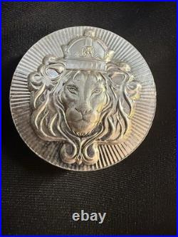 Scottsdale Mint 2x 5oz. 999 Fine Silver Lion Rounds Bullion (Total 10 oz)