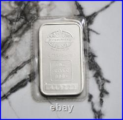Sealed Engelhard Maple Leaf 1 oz. 999 Fine Silver Bar