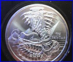 Set of 6 / 1 Troy Ounce of. 999 Fine Silver Bullion / World of Dragons / GSM