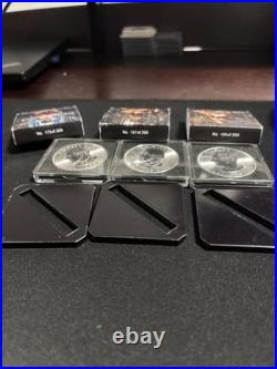 Sexy Ladies. 9999 Fine Silver 1 Troy Oz Set (all 3)