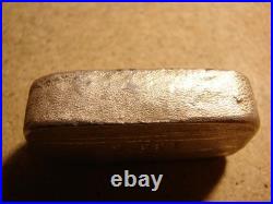 SilverTowne Vintage Serial Numbered 999 Fine Silver 5 oz Loaf Bar Bullion RARE