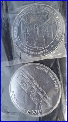 Silver Apmex Rounds 1 Oz Lot Of 2.999 Fine Silver