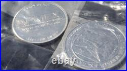 Silver Apmex Rounds 1 Oz Lot Of 2.999 Fine Silver