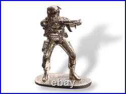 Silver Army Man Figurine 21g. 925.999 Fine G. W. O. T. Tactical Soldier Bullion #6