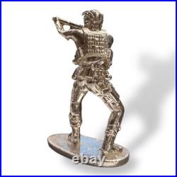 Silver Army Man Figurine. 925.999 Fine 22g Avg Tactical Soldier Bullion