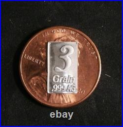 Silver Bars 999 Fine Bullion 50 Pak Of Great Stocking Stuffers