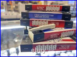Silver Bullet Bullion. 308 Cal 2oz Fine Silver Werewolf Ammo July 4th