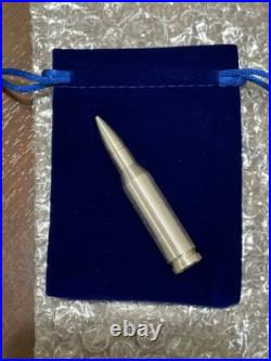 Silver Bullet Bullion. 308 Cal 2oz Fine Silver Werewolf Ammo in a Gift Pouch