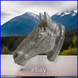 Silver Bullion 999 Fine Silver Hors Head 56.6g Made Of Pure Silver