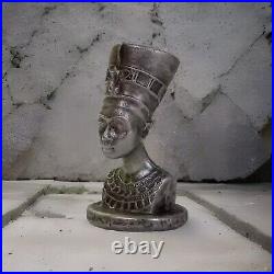 Silver Bullion 999 Fine Silver Queen Nefertiti Statue Made Of Pure Silver