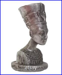 Silver Bullion 999 Fine Silver Queen Nefertiti Statue Made Of Pure Silver