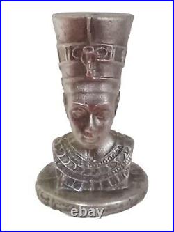 Silver Bullion 999 Fine Silver Queen Nefertiti Statue Made Of Pure Silver