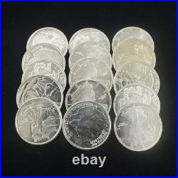Silver Bullion Rounds 1/10 oz Walking Liberty. 999 Fine Silver (GSM) Lot of 15 Silver Bullion Rounds 1/10 oz Walking Liberty. 999 Fine Silver (GSM) Lot of 15