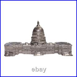 Silver Capitol Building Statue. 95.999 Fine 89g Art Bullion DC Collectible