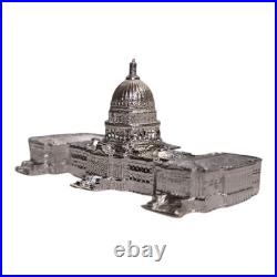 Silver Capitol Building Statue. 95.999 Fine 89g Art Bullion DC Collectible