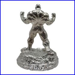 Silver Hulk Statue. 95.999 Fine Bullion 542.8g Marvel Superhero Figurine