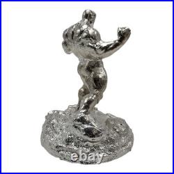 Silver Hulk Statue. 95.999 Fine Bullion 542.8g Marvel Superhero Figurine