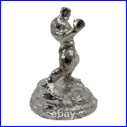 Silver Hulk Statue. 95.999 Fine Bullion 542.8g Marvel Superhero Figurine