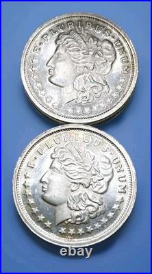 Silver Trade Unit 2x 1 oz. 999 Fine Silver Rounds Bullion Total 2 oz
