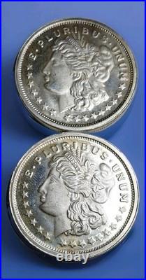 Silver Trade Unit 2x 1 oz. 999 Fine Silver Rounds Bullion Total 2 oz