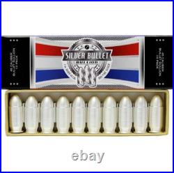 Silvertowne Mint 1 oz. 999 Fine Silver Bullet. 45 Caliber ACP