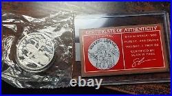 Spicy Silver Spicy Metal 1 Troy Ounce. 999 Fine Silver COA 500 Mintage L070