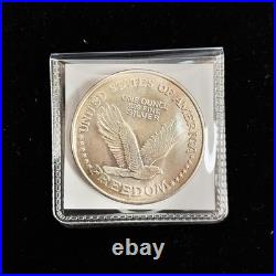 Standing Liberty Design, 1 Oz Silver Round. 999 Fine Silver Ounce