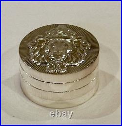 Stockdale Mint Stackable Lion Hallmark 2 Troy oz. 999 Fine Silver Round x 4