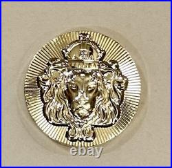 Stockdale Mint Stackable Lion Hallmark 2 Troy oz. 999 Fine Silver Round x 4