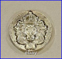 Stockdale Mint Stackable Lion Hallmark 2 Troy oz. 999 Fine Silver Round x 4