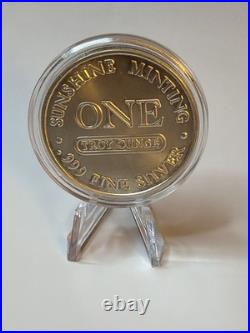 Sunshine Minting 1 oz. 999 Fine Silver Round Millennium 2000 Silver Eagle