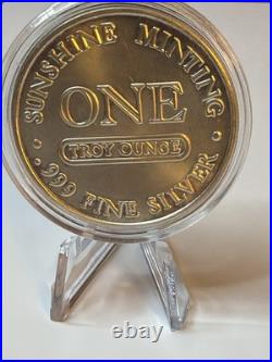 Sunshine Minting 1 oz. 999 Fine Silver Round Millennium 2000 Silver Eagle