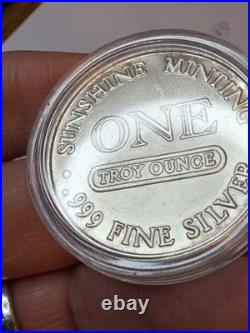 Sunshine Minting 1 oz. 999 Fine Silver Round Millennium 2000 Silver Eagle