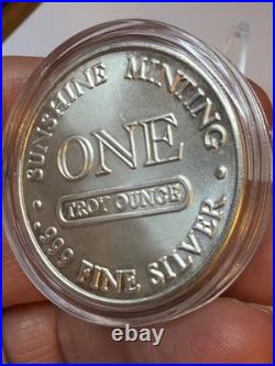Sunshine Minting 1 oz. 999 Fine Silver Round Millennium 2000 Silver Eagle