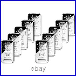 TEN (10) 1 oz Silver Bar Sunshine Minting. 999 Fine Sealed