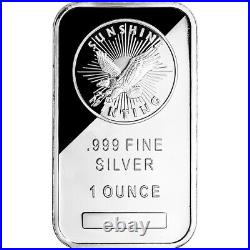 TEN (10) 1 oz Silver Bar Sunshine Minting. 999 Fine Sealed