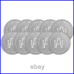 TEN (10) 1 oz Silver Round Asahi American Reserve Columbia Goddess. 999 Fine