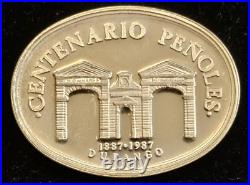 THE RAREST 1987 Centenario Durango Penoles 1 Troy Plata Pura. 9999 Fine Silver