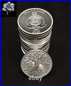 TUBE OF 20 x 1 oz. 2023 Niue $2 Tree of Life. 9999 Fine Silver Coin