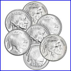 TWENTY 1 oz. Silver Round Buffalo Design Random Brand Secondary Market 999 Fine