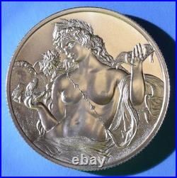 The Four Seasons Summer 2 Troy Ounces. 999 Fine Silver 39mm Intaglio Mint
