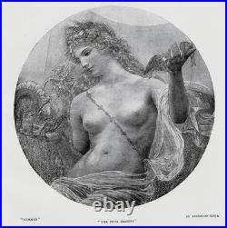 The Four Seasons Summer 2 Troy Ounces. 999 Fine Silver 39mm Intaglio Mint