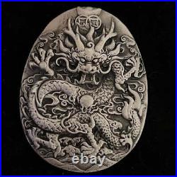 The Locker Mint Dragon Egg 2.7 Ozt. 999 Fine Silver