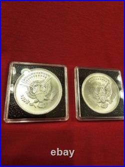 Trade Unit 2x 1 oz. 999 Fine Silver Rounds Bullion Spread Eagle E Pluribus Unum