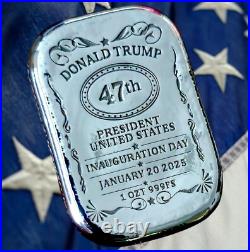 Trump Inauguration 1 Troy Ounce. 999 Fine Silver