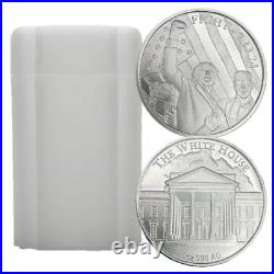Tube of 20 Trump Fight! 1 oz. 999 Fine Silver Round