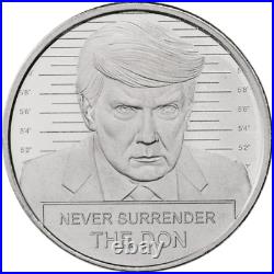 Tube of 20 x Donald Trump The Don 1 oz. 999 Fine Silver Round